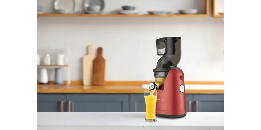Slow juicer blinks noise and vibration