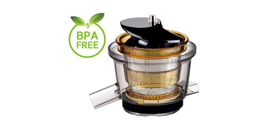 EVO820 juicer with technology that does not release toxins during squeezing